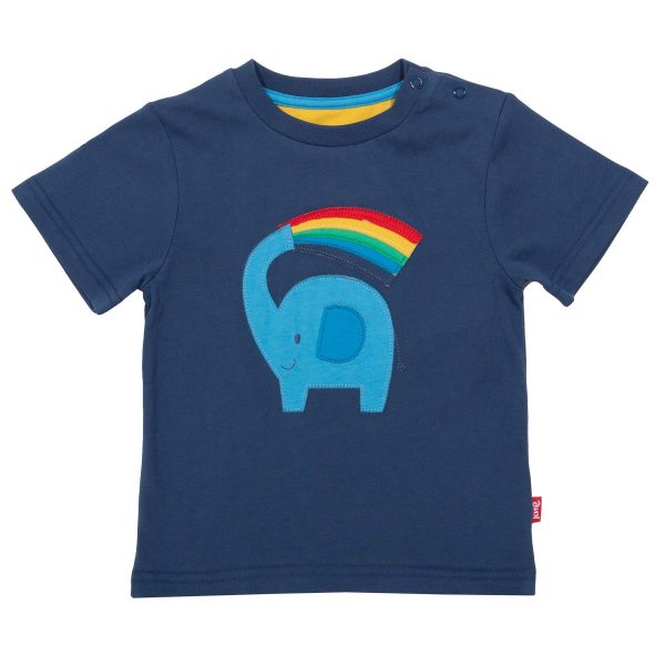 Rainbow ele t-shirt (GOTS)