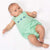 Fish bubble romper (GOTS)