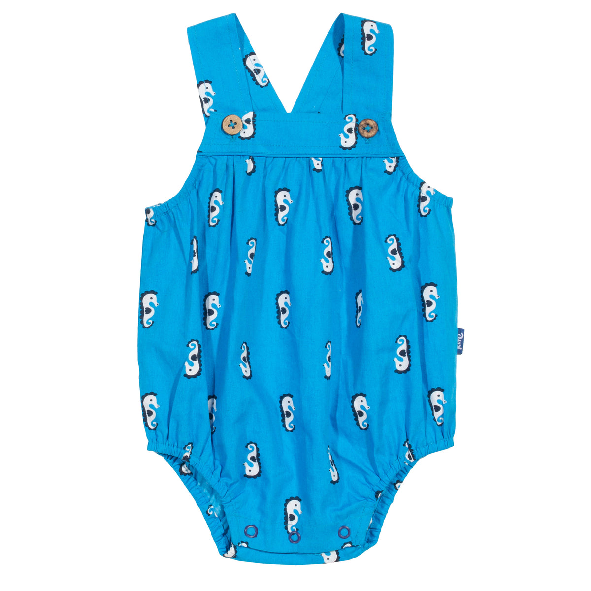 Seahorse bubble romper