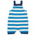 Stripy knit dungarees (GOTS)