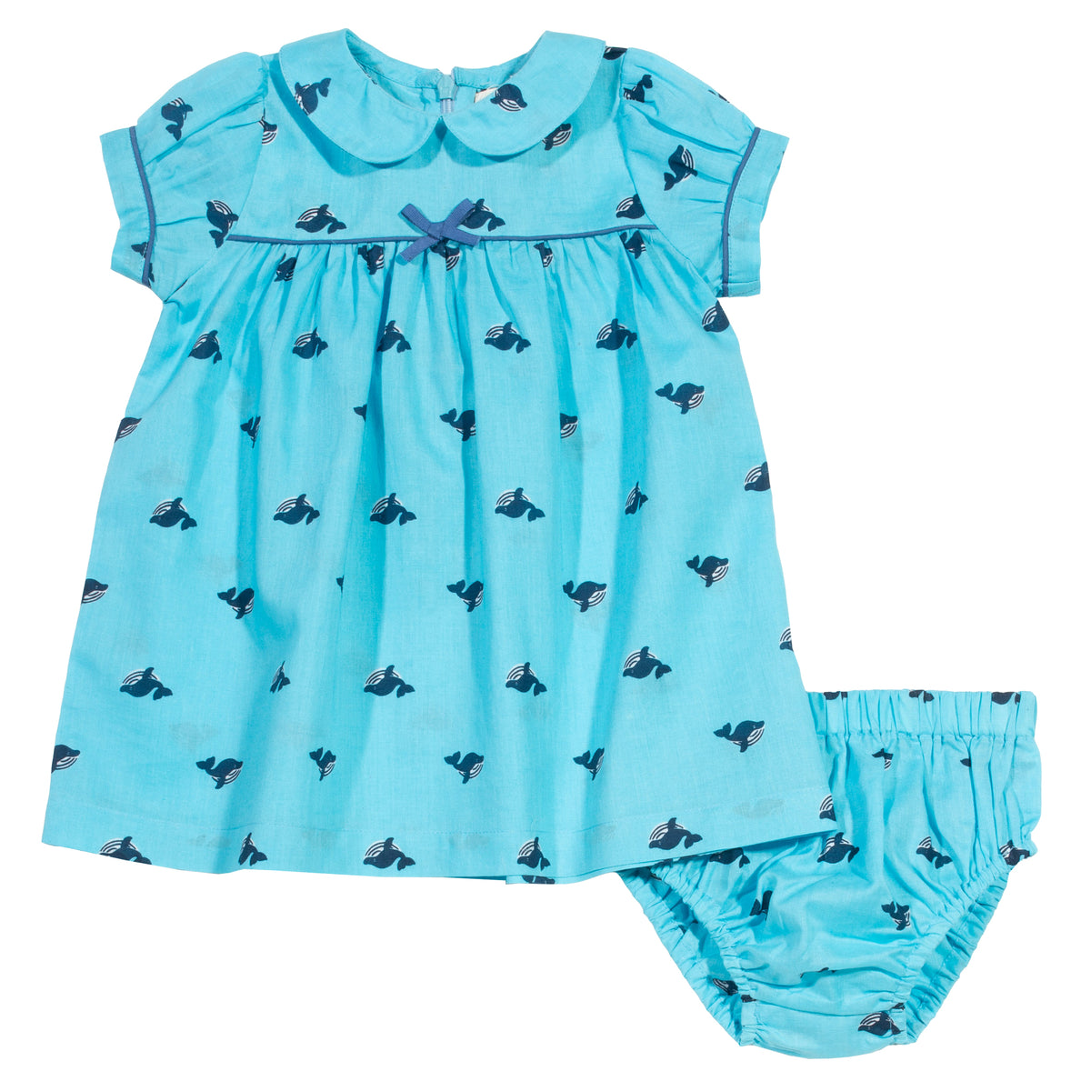 Wonder whale dress set