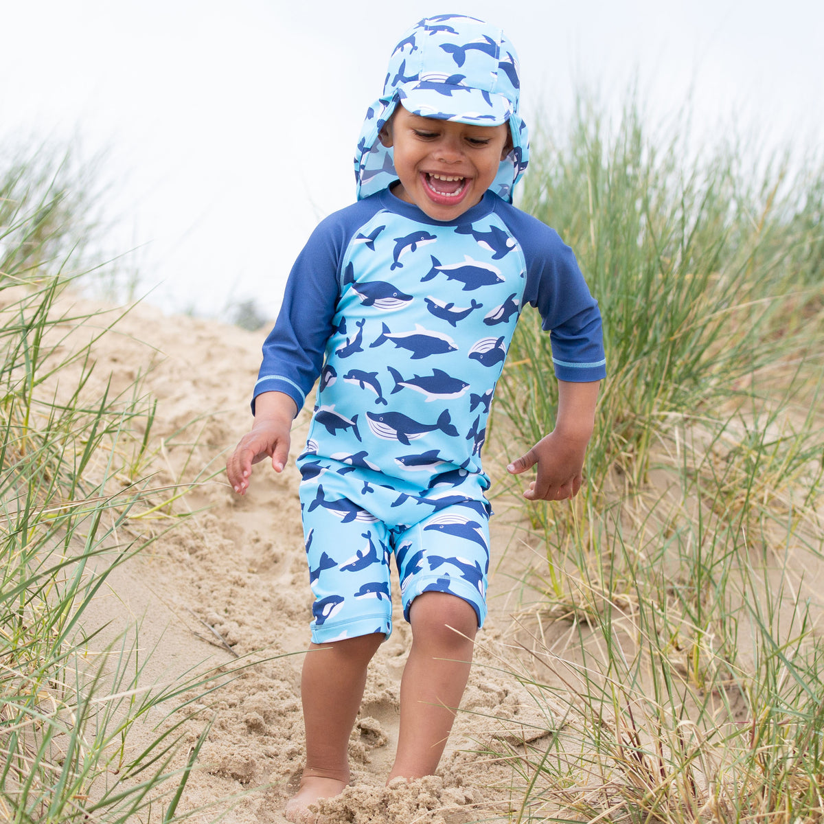 Flippers &amp; fins sunsuit