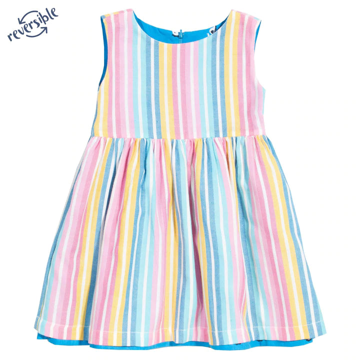 Seahorse stripe dress (GOTS)