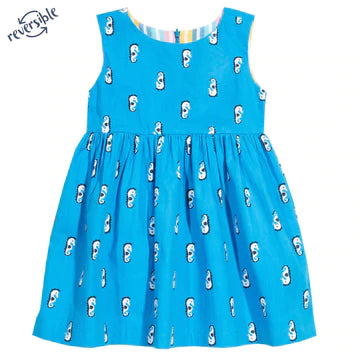 Seahorse stripe dress (GOTS)