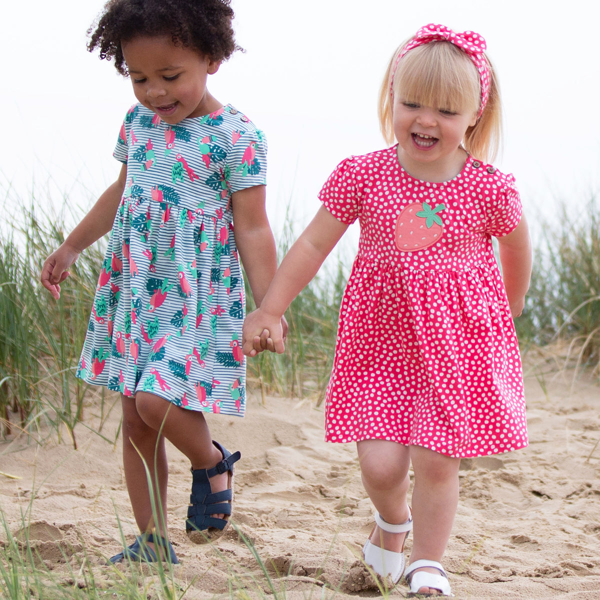 Dotty strawberry dress