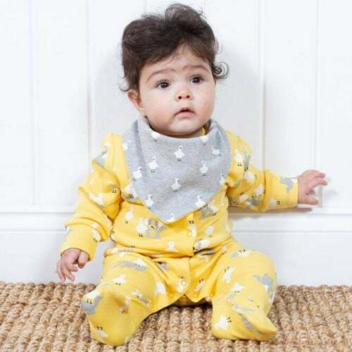 Pup and duck sleepsuit (GOTS)