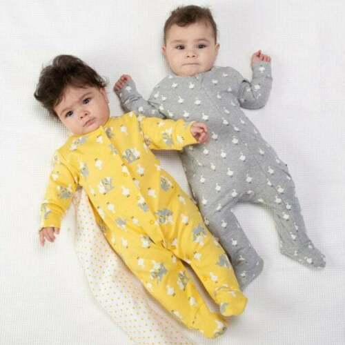 Pup and duck sleepsuit (GOTS)