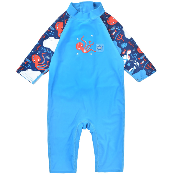 Toddler 3/4 length Sunsuits Pink/Blue/Orange